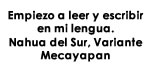 Nahua del Sur Mecayapan AIB 1