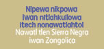 Náhuatl Sierra Negra y Zongolica